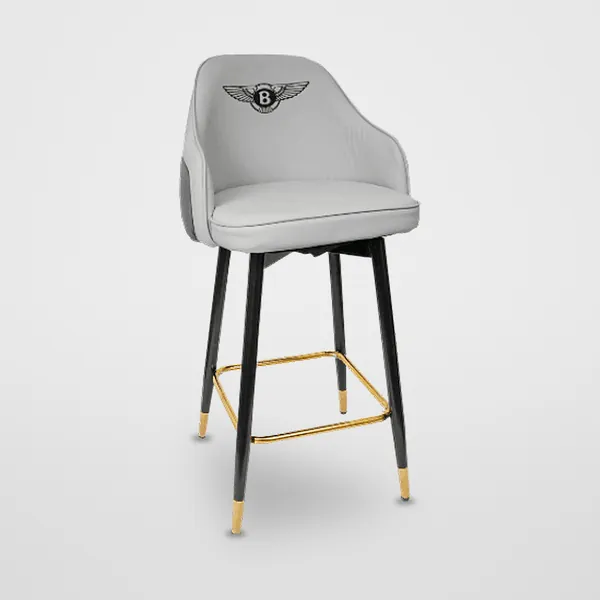 Fixed Leatherette Bar Stool CZ-B-033