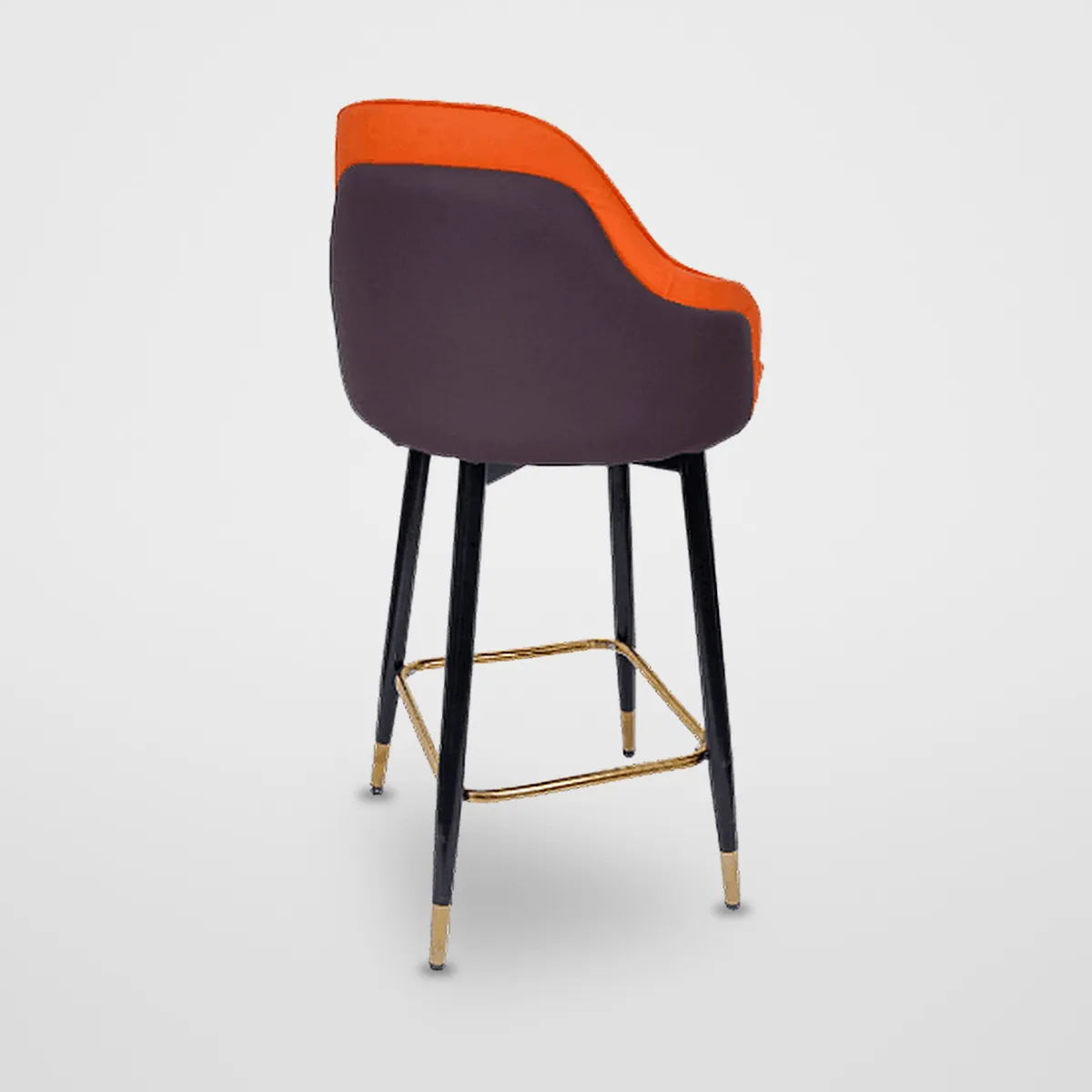 Fixed Leatherette Bar Stool CZ-B-033 – view 5