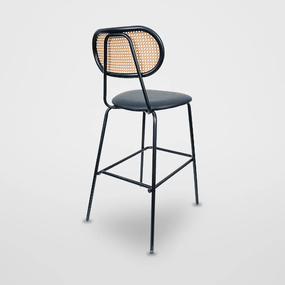 Fixed Rattan Bar Stool CZ-B-038 – view 4