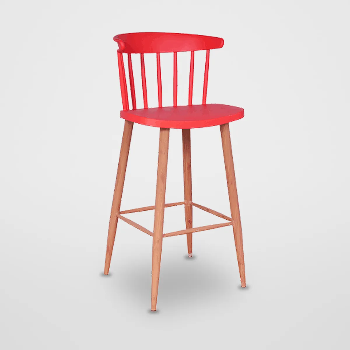 Fixed Moulded Bar Stool CZ-B-042