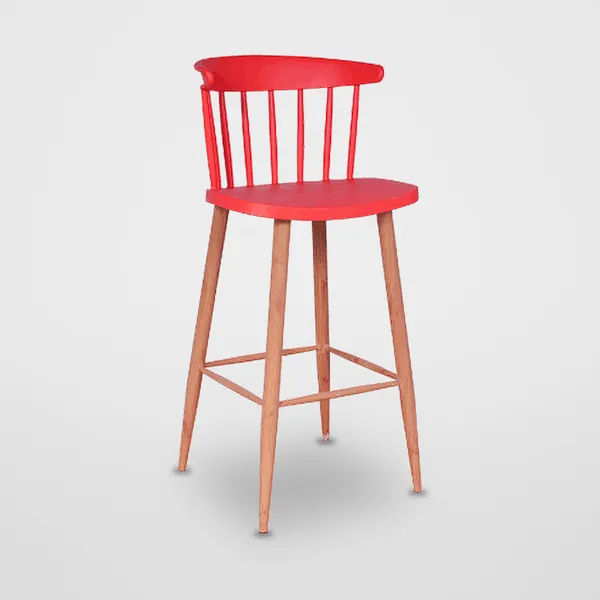 Fixed Moulded Bar Stool CZ-B-042