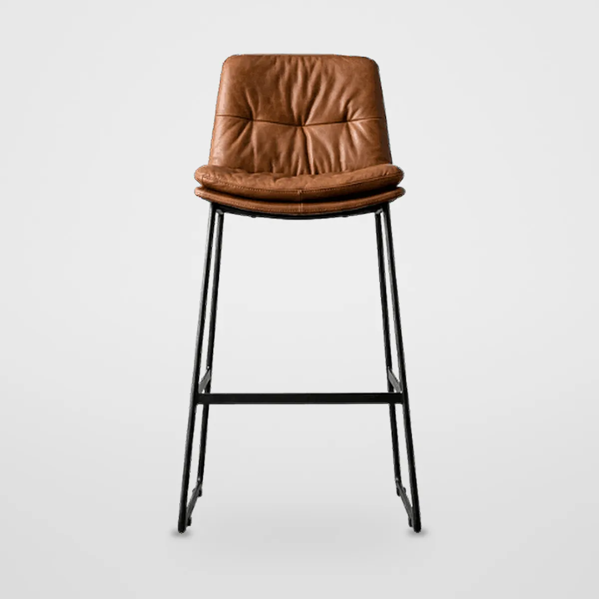 Fixed Leatherette Bar Stool CZ-B-044 – view 3