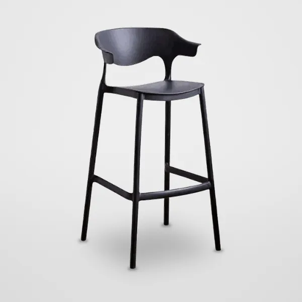 Fixed Moulded Bar Stool CZ-B-052