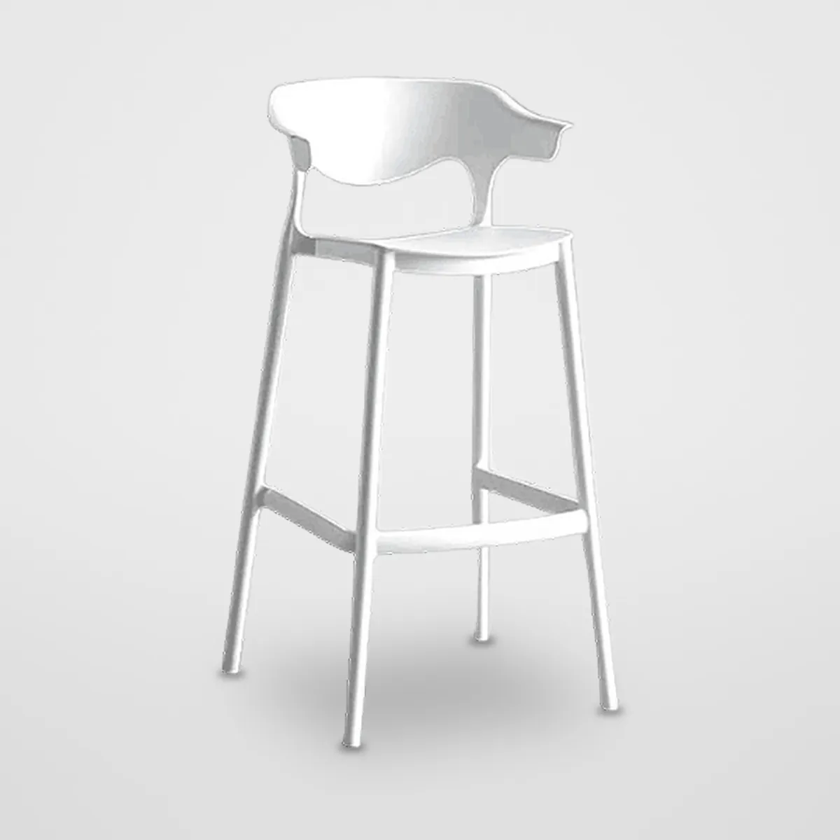 Fixed Moulded Bar Stool CZ-B-052 – view 4