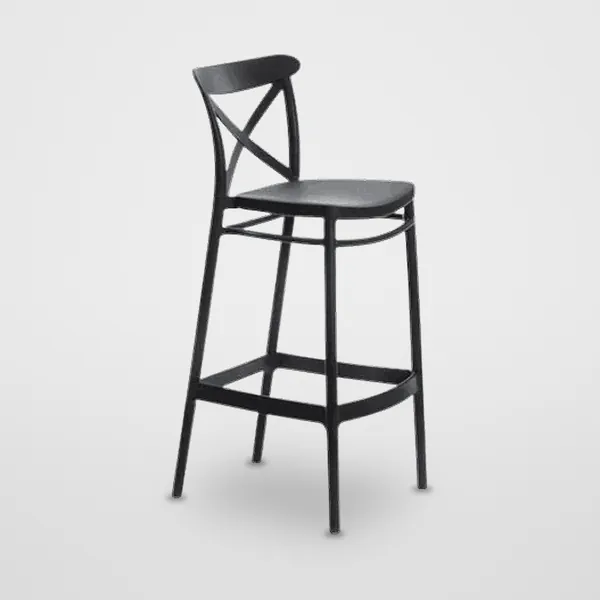 Fixed Moulded Bar Stool CZ-B-067