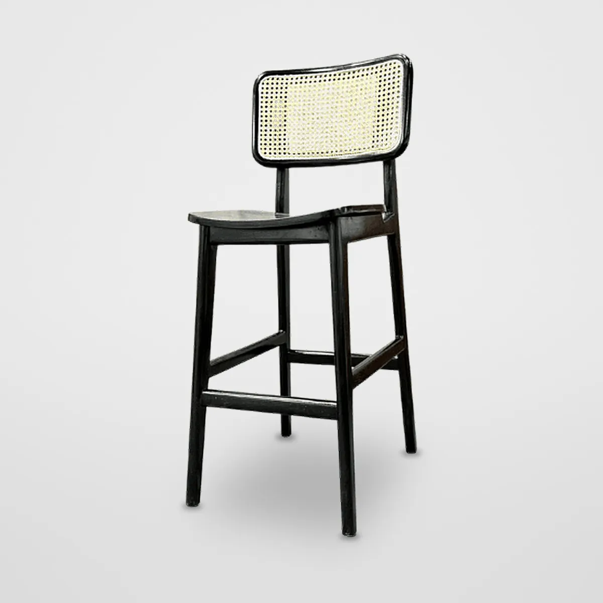 Fixed Sheesham Bar Stool CZ-B-073 – view 2