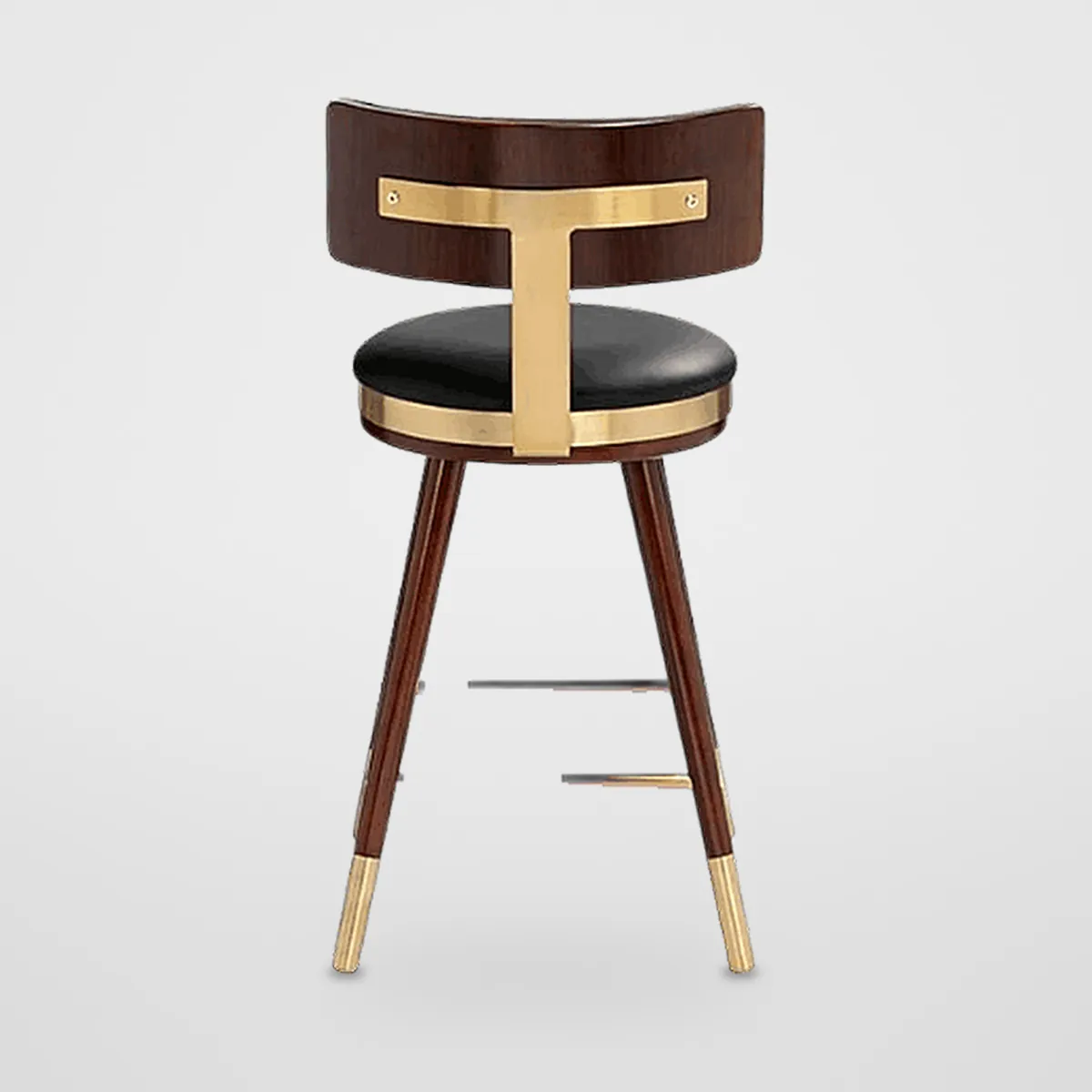 Fixed Leatherette Bar Stool CZ-B-075 – view 5