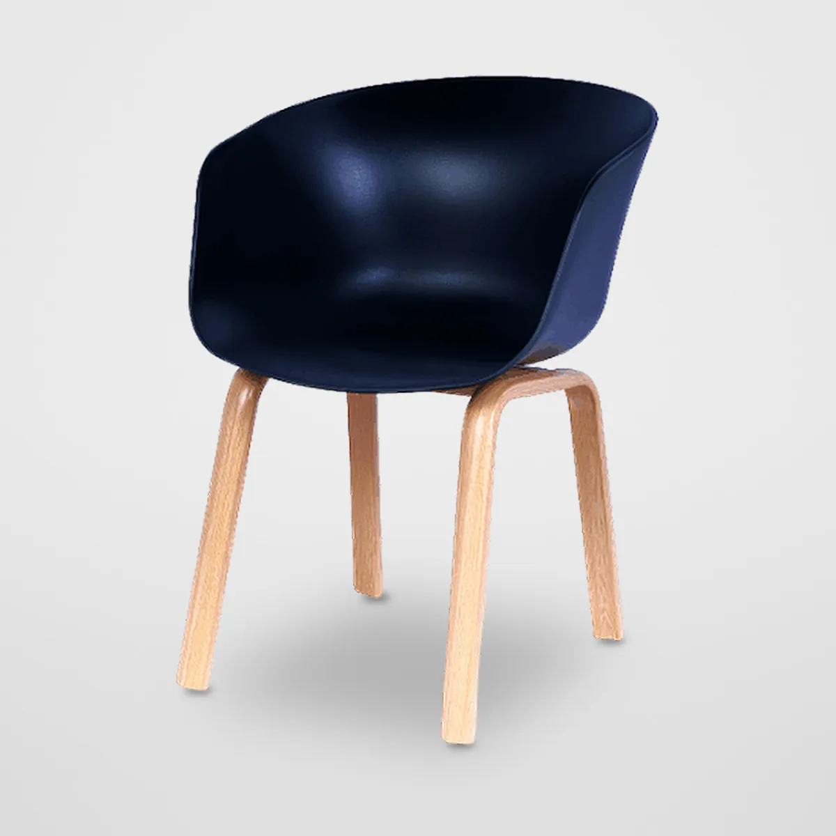 Solid Wood Rope-Weave Cafe Chair CZ-C-003 – view 3