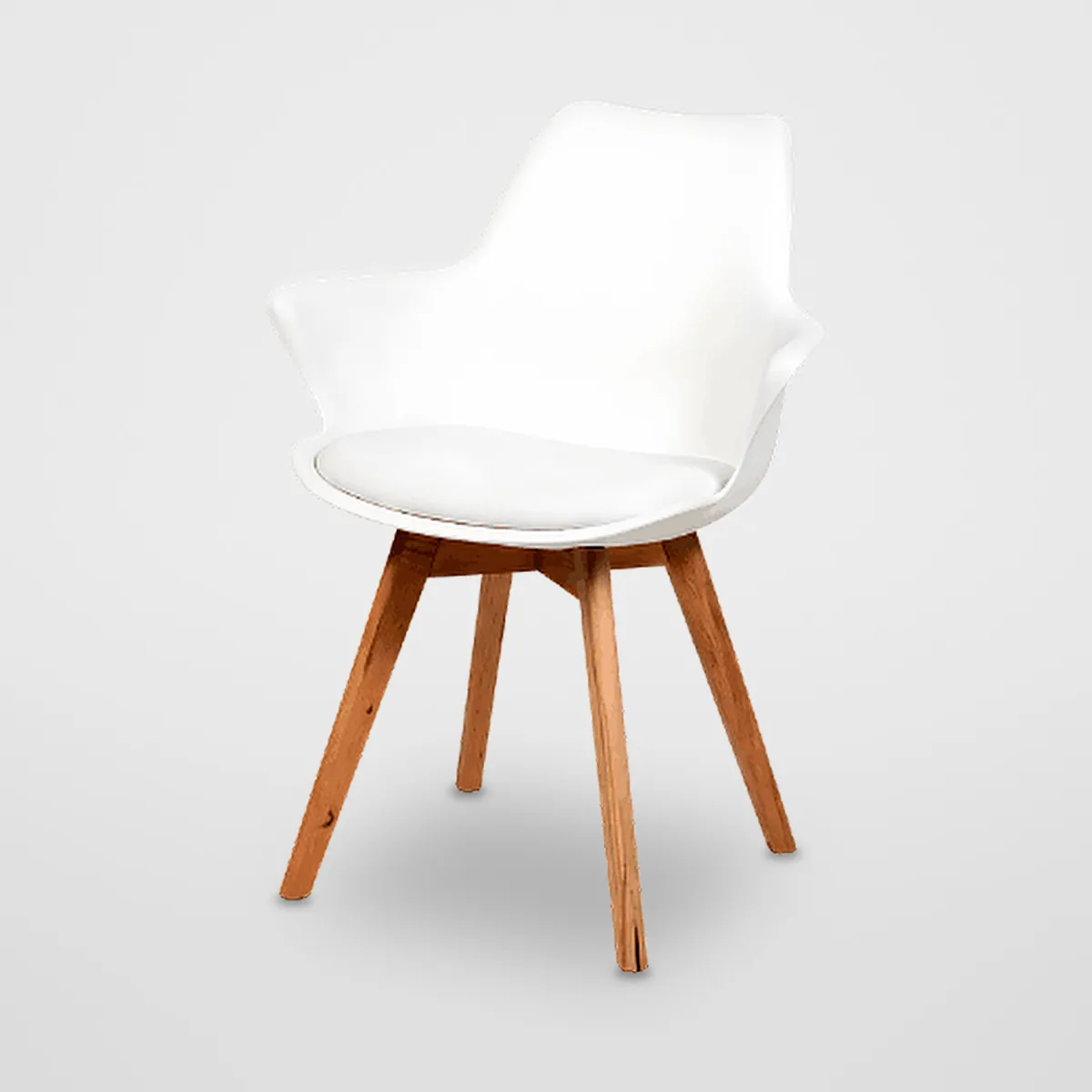 Beechwood Leatherette Cafe Chair CZ-C-010 – view 3