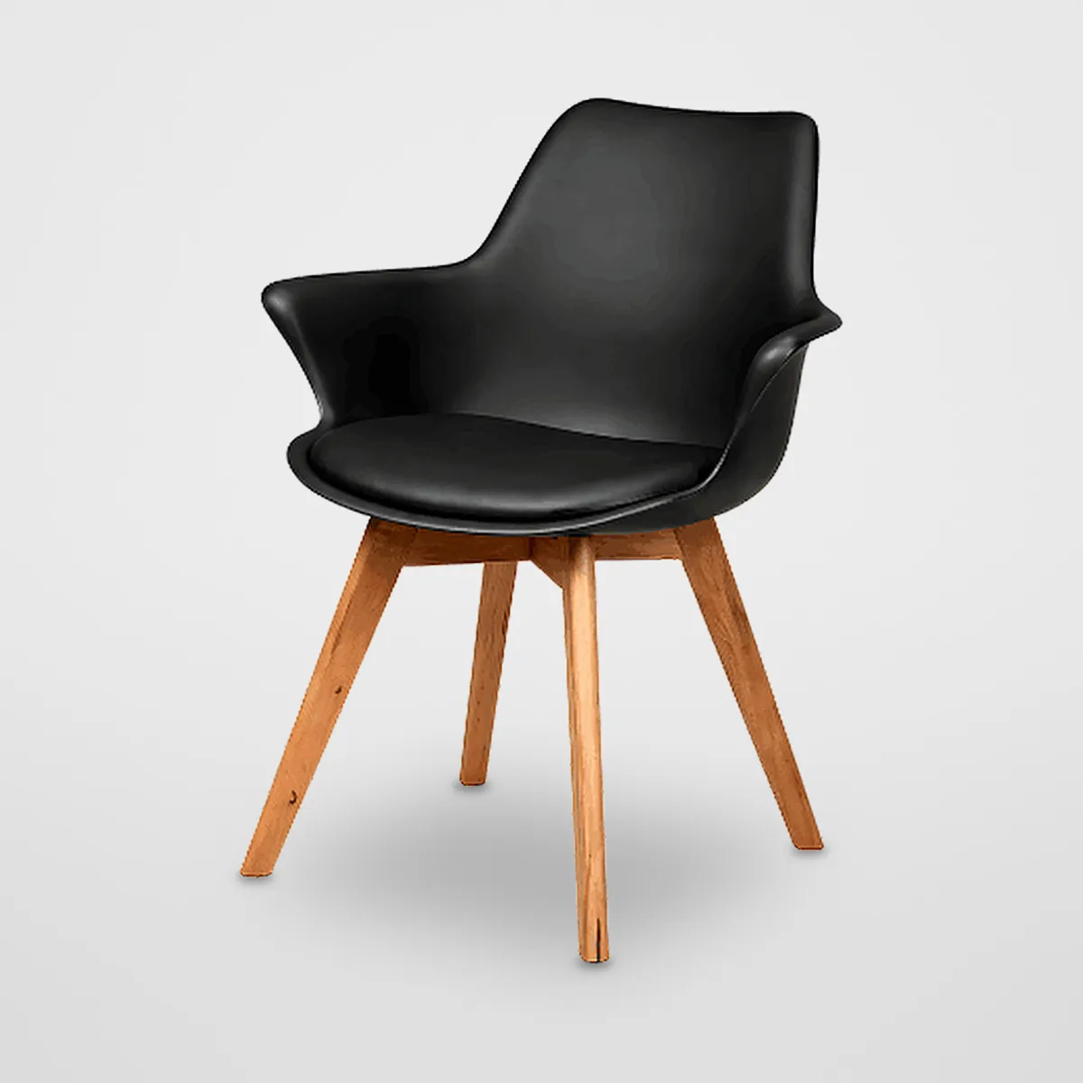 Beechwood Leatherette Cafe Chair CZ-C-010 – view 7