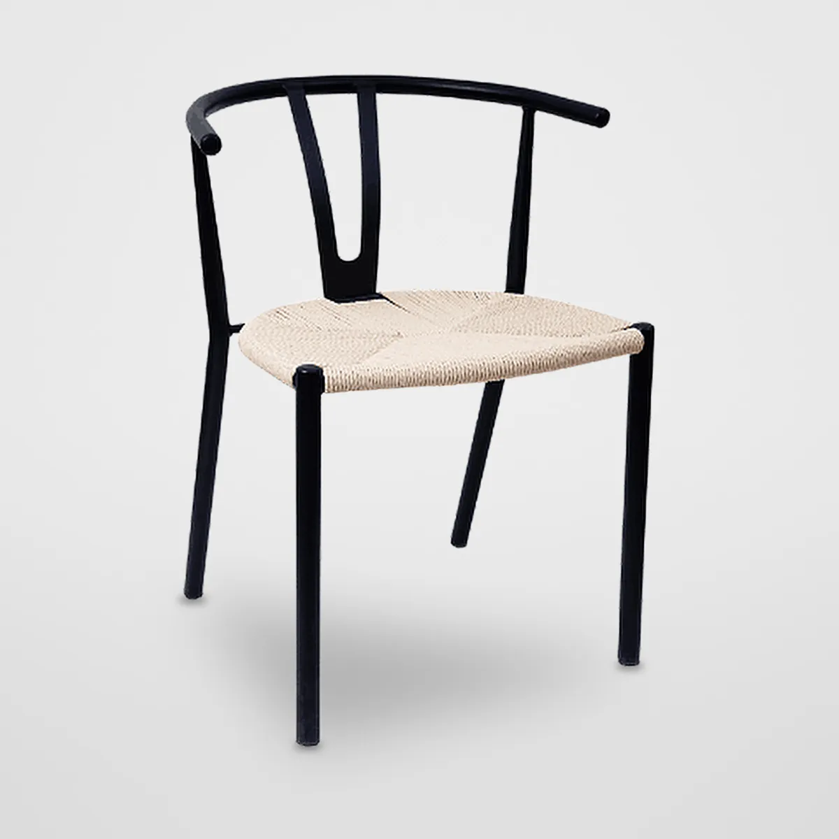 Beechwood Rope-Weave Dining Chair CZ-D-005
