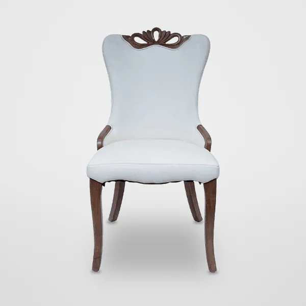 Solid Wood Leather Dining Chair CZ-D-037